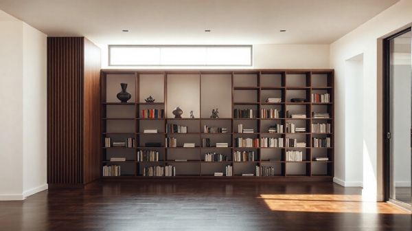 Les meubles design en rangement : sculptures pour bibliothèque moderne