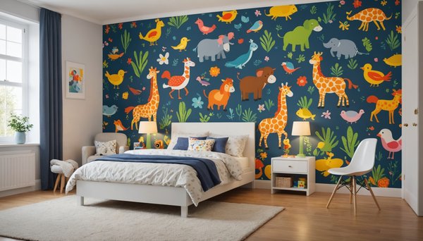 Transformez la chambre de votre enfant avec du papier peint unique